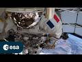 Sophie Adenot's second spacewalk | U.S. Spacewalk 98 (Official broadcast)