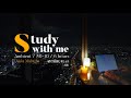 6-hour STUDY WITH ME🌟🚙 / Ambient / Fire crackling🔥 / pomodoro (50/10) / Focus sound for studying