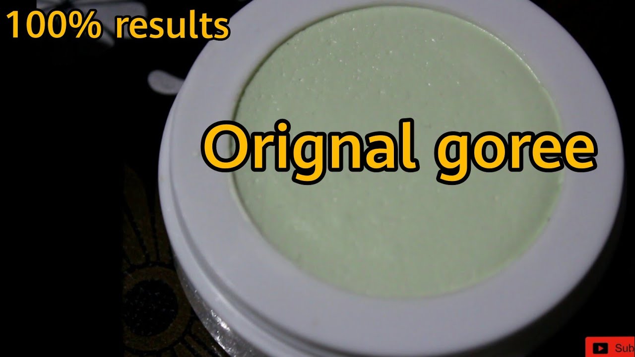 Goree Beauty whitening cream original YouTube