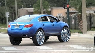 BUICK LACROSSE on 32 INCH DUB ZIPPO RIMS- FLORIDA CLASSIC 2015