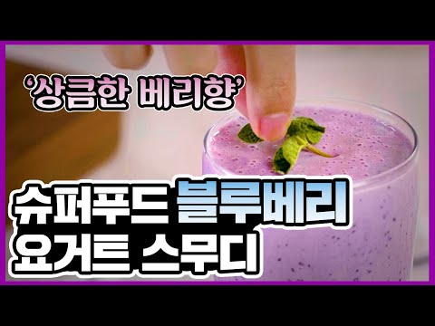 [허벌라이프 뉴트리션] 세계 10대 슈퍼푸드, 블루베리 요거트 스무디