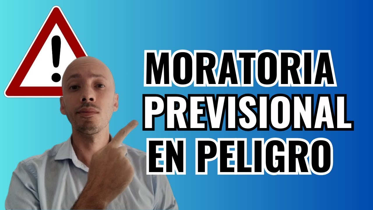 😨Quieren DEROGAR la MORATORIA! Accede YA!