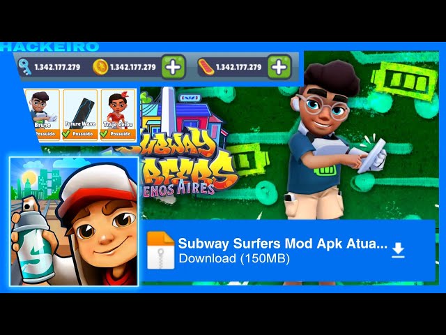 Subway Surfers APK Mod Dinheiro Infinito Atualizado 2023 neuste 2.34.0 für  Android herunter