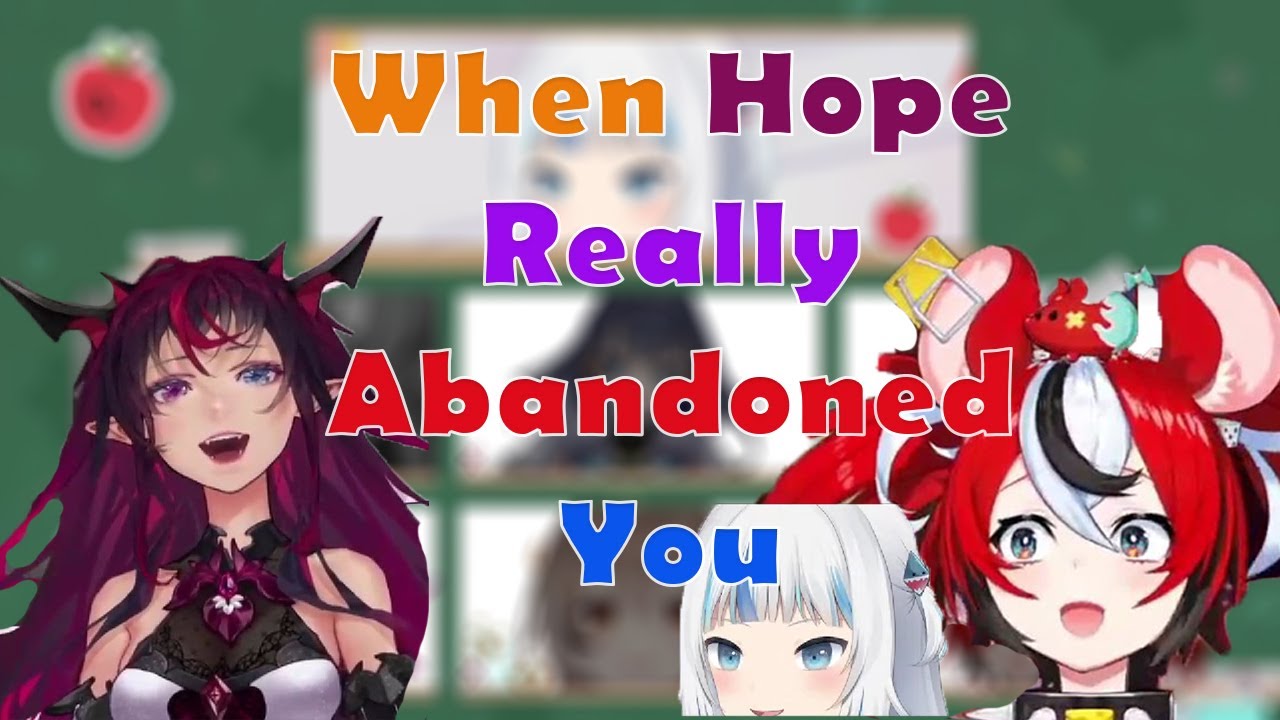 When Hope Really Abandoned You....IRyS Predict to Bae in Gura's Big Brain Games