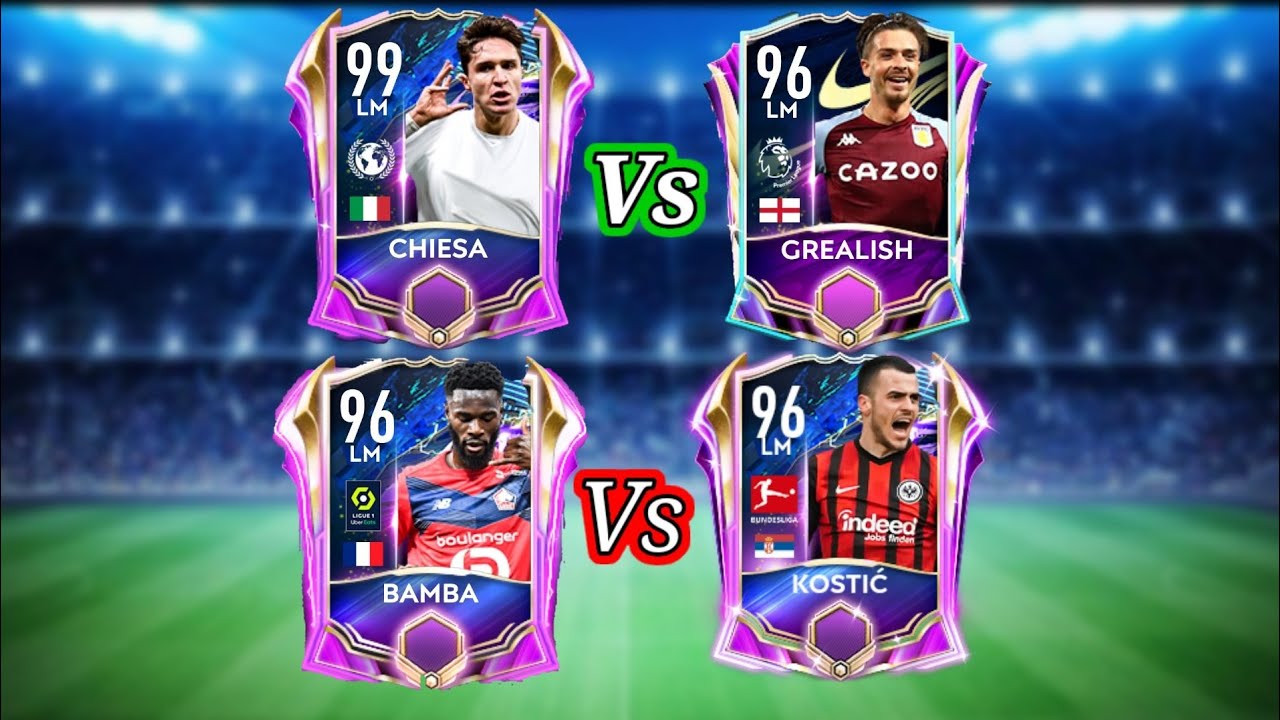 WHO IS THE BEST F2P LM IN TOTS IN FIFA MOBILE 21/ CHIESA VS BAMBA VS CARRASCO VS  KOSTIC