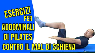 Come tenere la schiena a terra negli addominali?