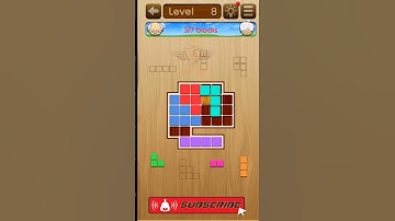 woody puzzle games level 8 |  blocks game | iq test game #short #shorts #mobilegames