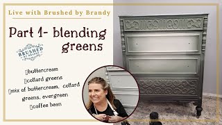 Blending in Fall Greens - Part 1