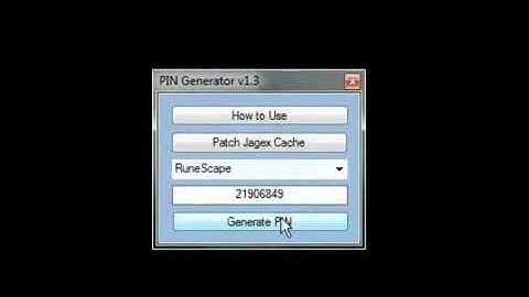How To Get Free Runescape PINS with Pin generator [UPADTED VIDEO WITH NEWER VERSION LOOK IN CHANEL]