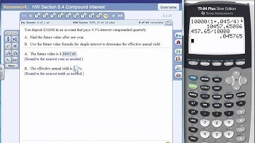Section 8.4 Homework Exercises #10 through #12 in MyMathLab