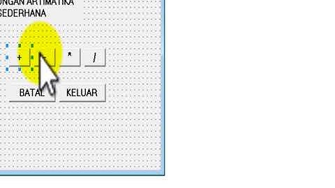 Tutorial Cara Membuat Program Aritmatika Sederhana