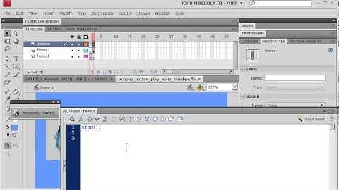 Flash, Actionscript Button That Plays A Movie Clip