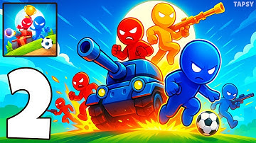 🕹️Stickman Party Gameplay Walkthrough Part 2 – More Fun Mini Games (Android,iOS)