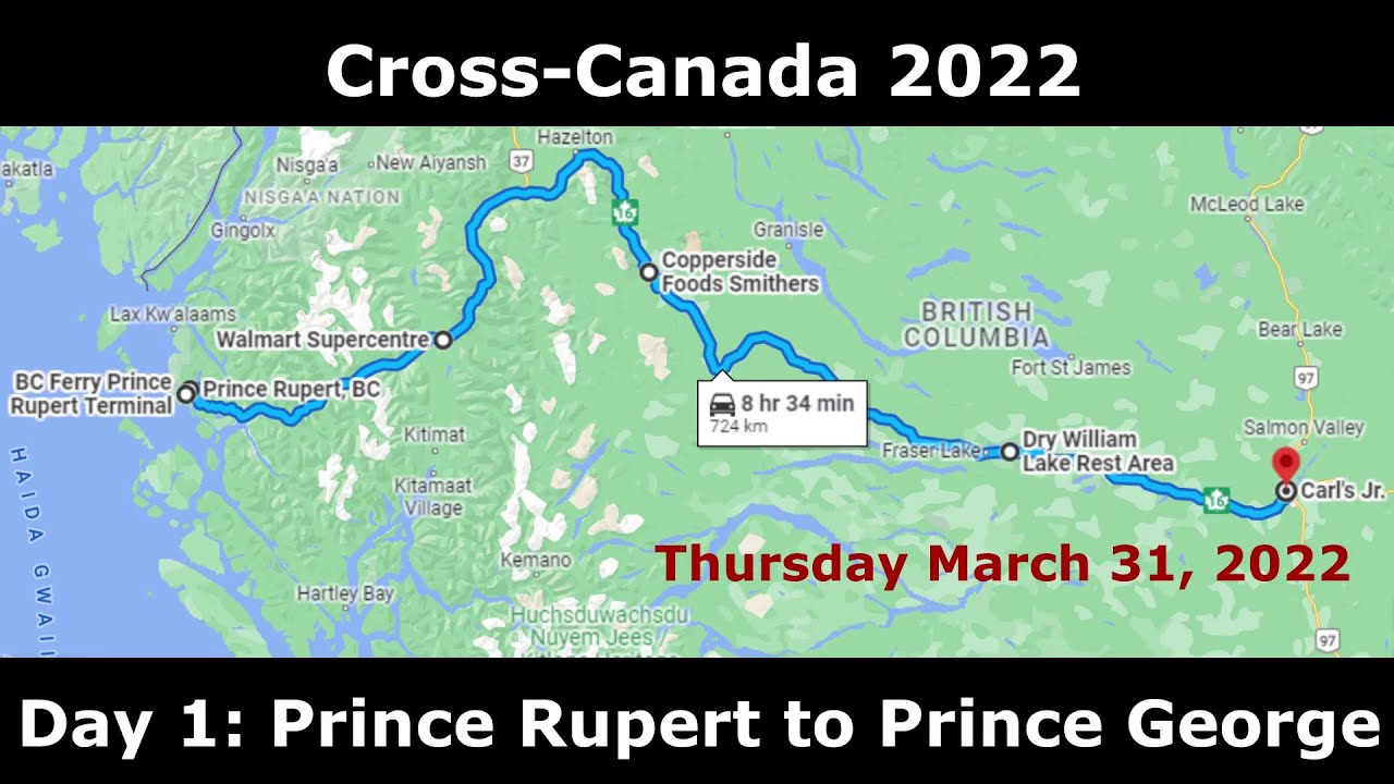 Real Map Of Prince Rupert Pipeline