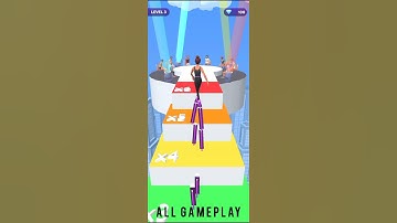 High Heels Max Level All Levels Gameplay (iOS,Android) Walkthrough New Mobile Games #3 #Shorts