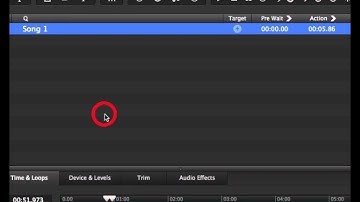 8  Qlab3   Edit Time and Loops