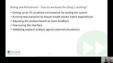 Strongside Technologies - Using data-generated modeling and the Simio API