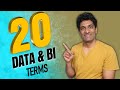 Top 20 data  bi terms every data analyst should know