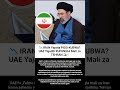 IRAN Yapata PIGO KUBWA UAE Yajadili KUFUNGIA Mali Za TEHRAN IRAN Yapata PIGO KUBWA UAE Yajadili KUFUNGIA Mali Za TEHRAN