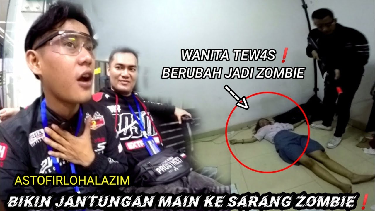 PEREMPU4N T3W4SSss ❗  DI MALL KELAPA GADING JADI ZOMBIE hijau yuk