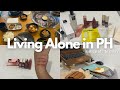 a day in my life🌥️shopee haul, korean skincare and swatching new lip tints | Living Alone in PH🌿🌻