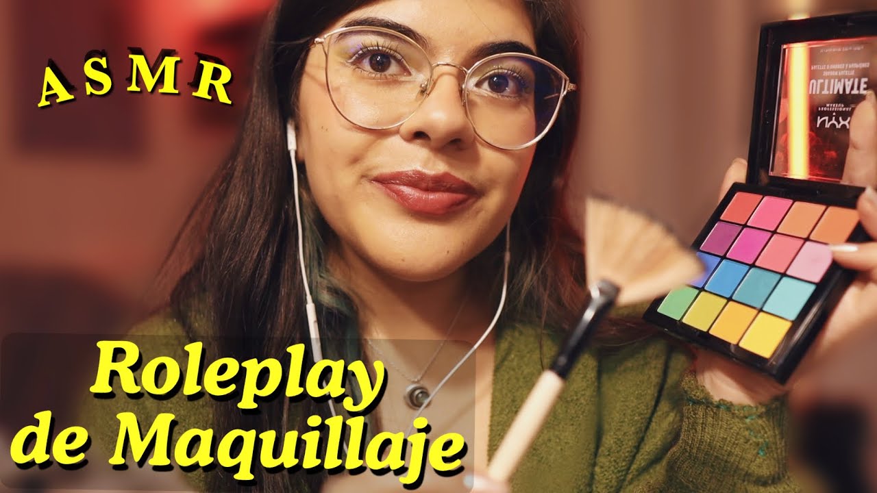 ASMR Te maquillo ✨ Roleplay de maquillaje ultra relajante 😴