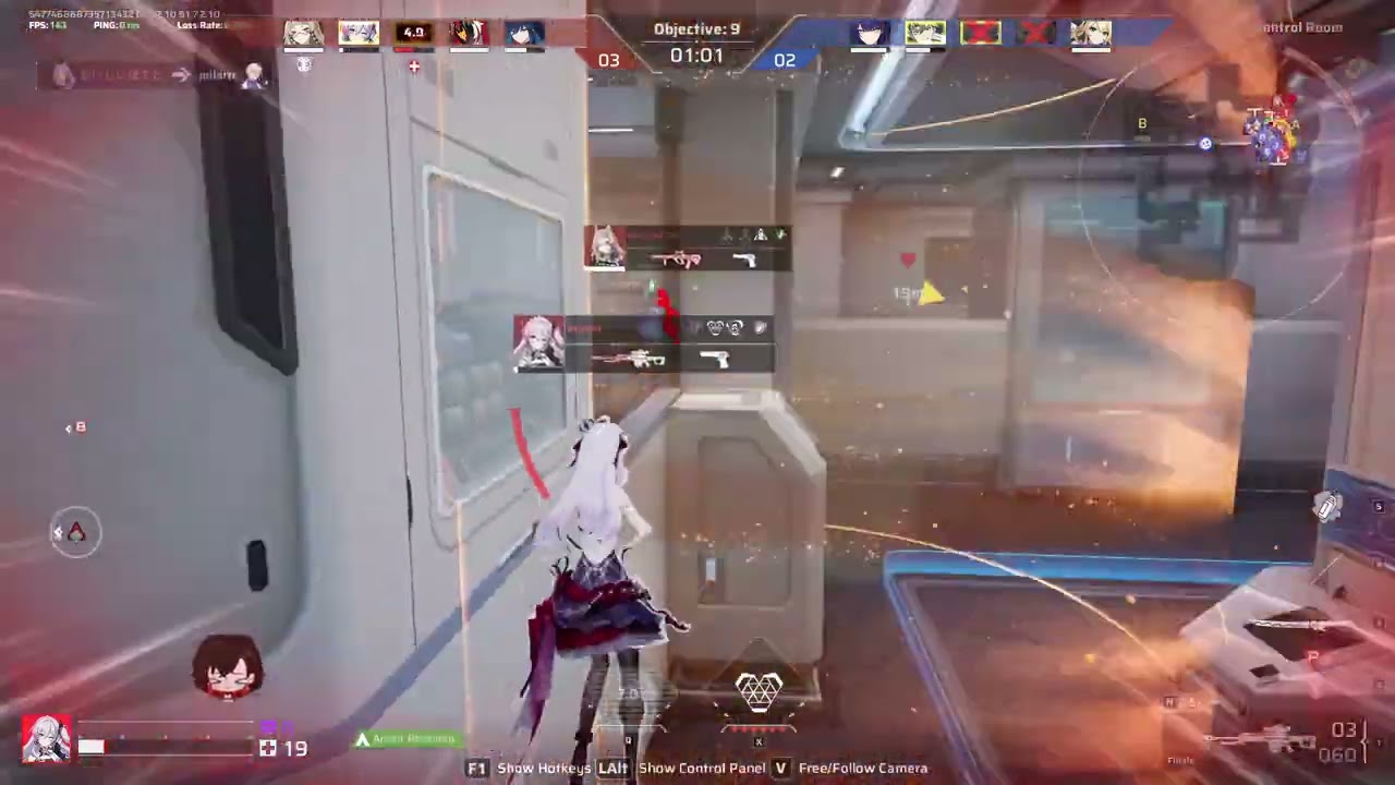 Strinova SS - Singu (New season quark lobby) sniper gameplay 400 scores