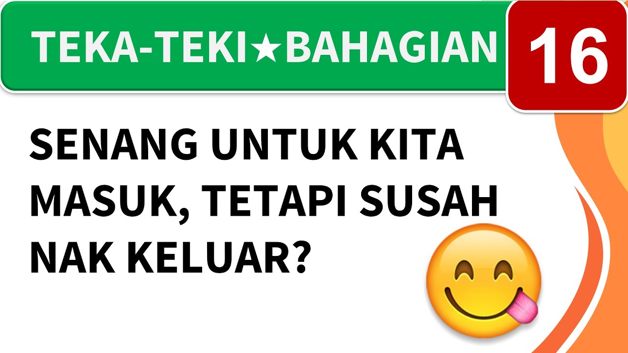 Teka teki senang dan jawapan