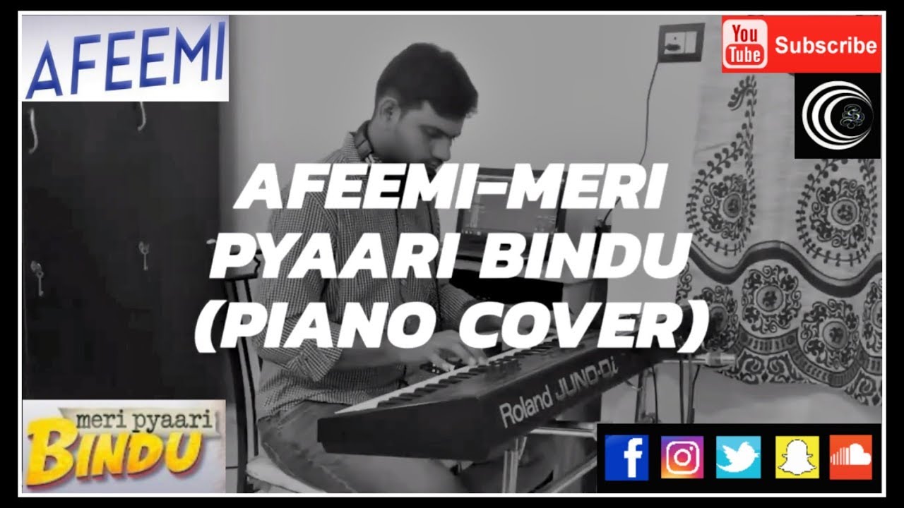 Afeemi Song Meri Pyaari Bindu Ayushmann Parineeti Piano Cover