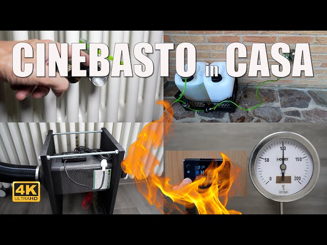 CINEBASTO 🔥 IN CASA !! - Addio bollette! 💰 - NO gas NO pellet - 8 KW  diesel 12V 