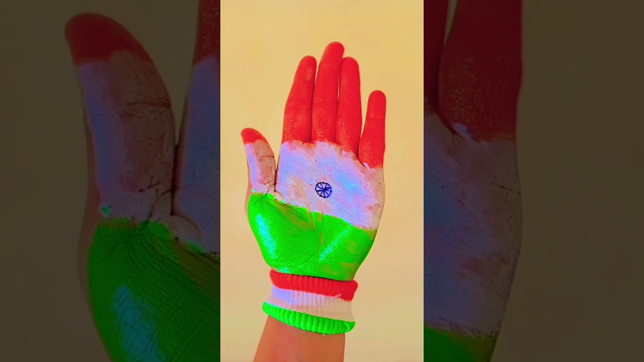 lahra do respect  for nation flag🇮🇳 love india