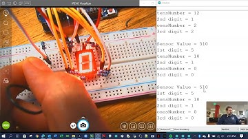 Thermistor Readout on Single 7 Segment LED