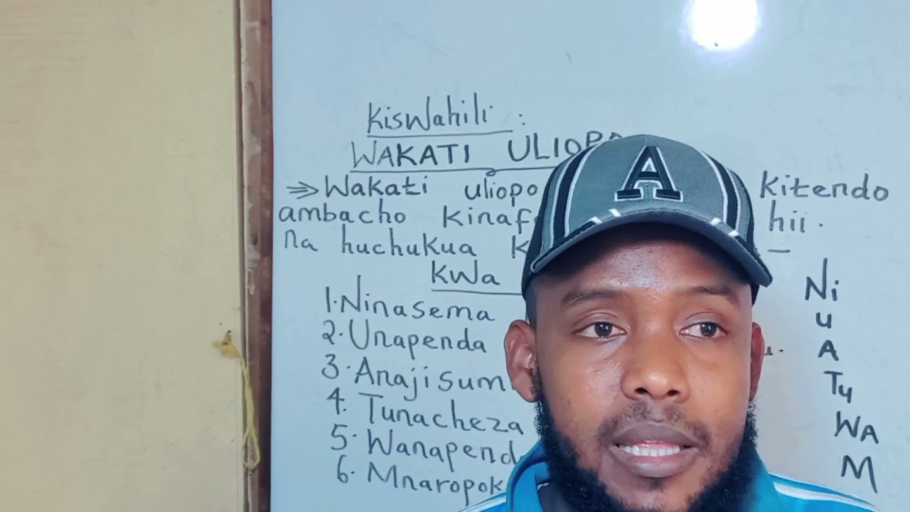 Tense kowaad (1. Wakati uliopo) kiswahili,  Al imra college by Mc Bashka happy. subs like 👍 share
