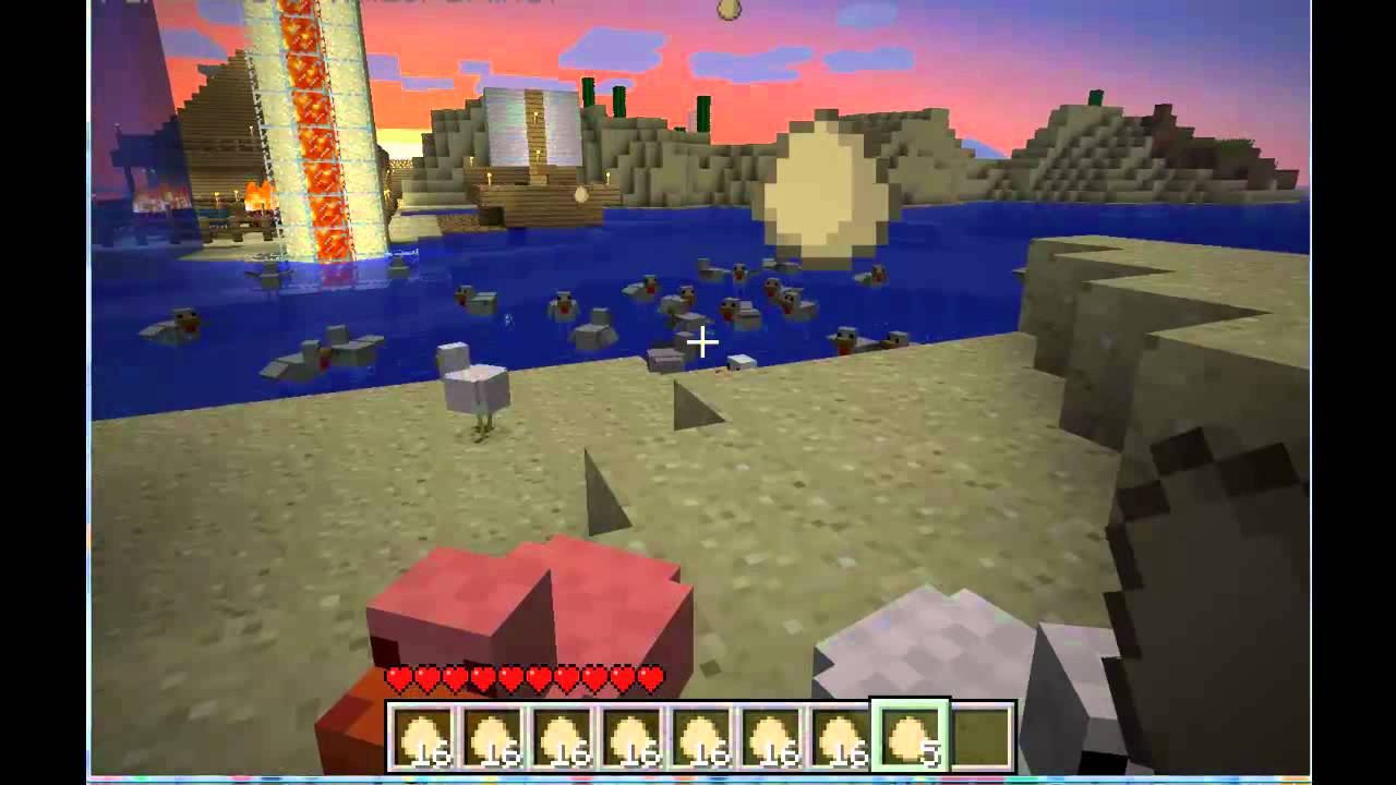 Was Fressen Hühner In Minecraft