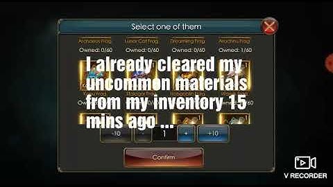 Legacy of Discord - Vip0 Clearing inventory before do Mega Boost tomorrow