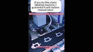 Precision bubble‑free vision labeling machine#machine#labeler#smartphone#factory#vision labeling