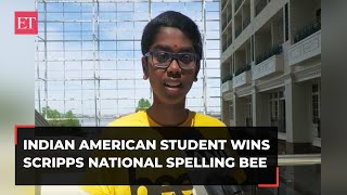 Bruhat Soma, Indian American student from Florida wins 2024 Scripps National Spelling Bee