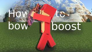 HOW TO BOW BOOST IN MINECRAFT 1 20+ PVP TUTORIAL