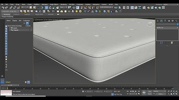 How to make mattress in 3ds Max | Mattress modeling in 3ds max