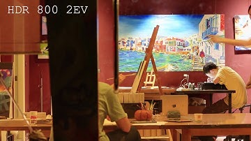 Magic Lantern  : RAW/Dual ISO/HDR Video comparison Painting