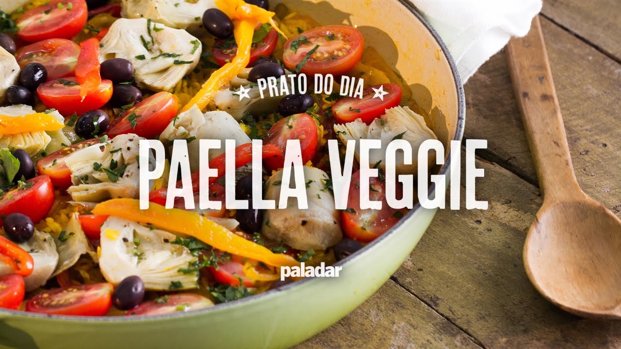 Prato do dia | Paella vegetariana