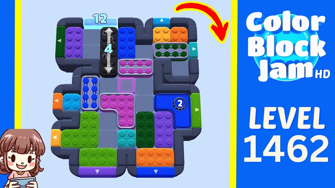 Color Block Jam Level 1462 Solution Walkthrough - YouTube