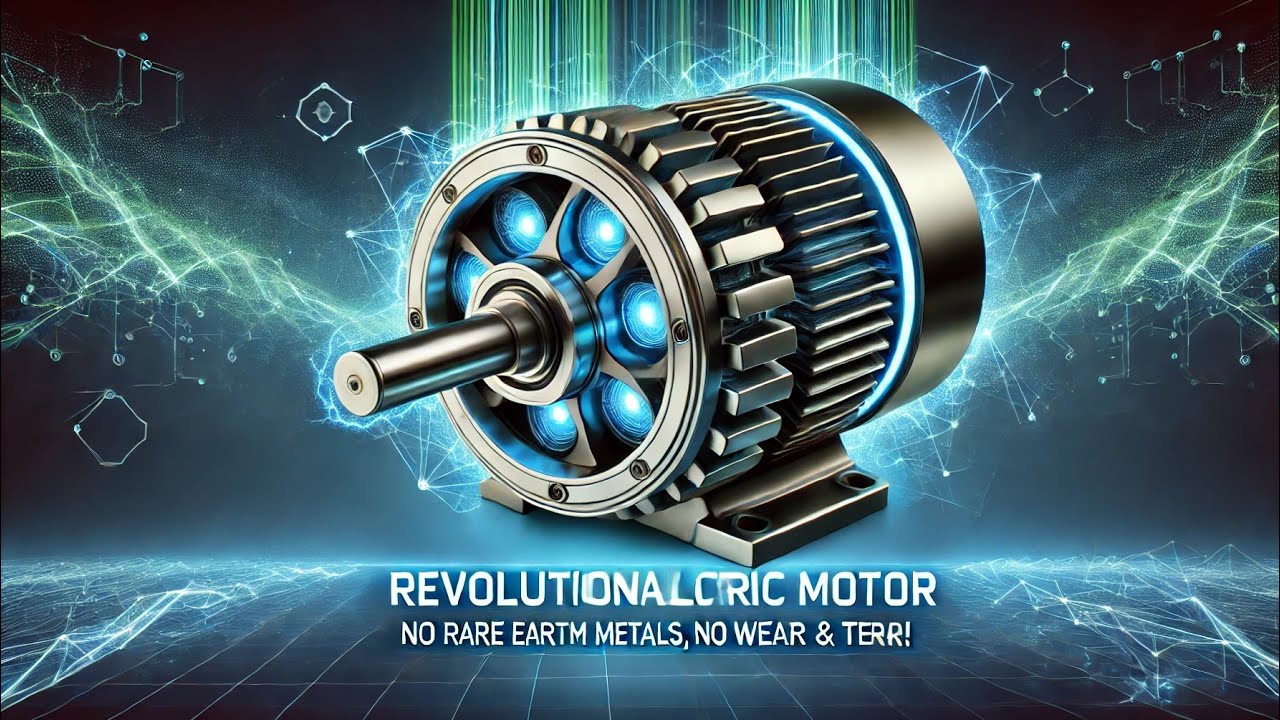 Revolutionary Electric Motor: No Rare Earth Metals, No Wear & Tear!"