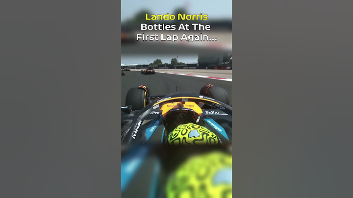 Lando Norris Bottles Again At The Start #formula1 #chinesegp #landonorris