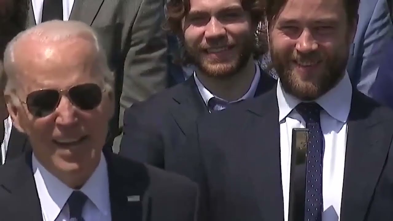 "Thanks Gary Batman" President Biden at Tampa Bay Lightning Cup Visit to White House