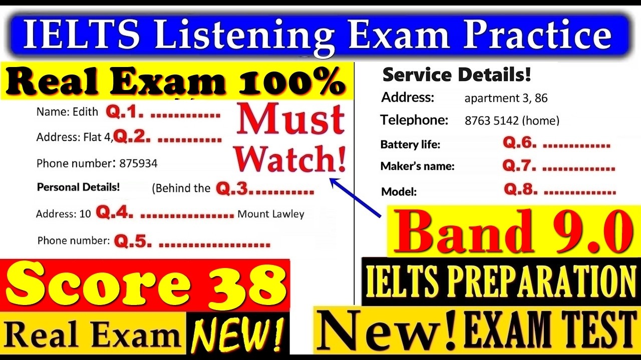IELTS LISTENING PRACTICE TEST 2025 WITH ANSWERS | 26.08.2025