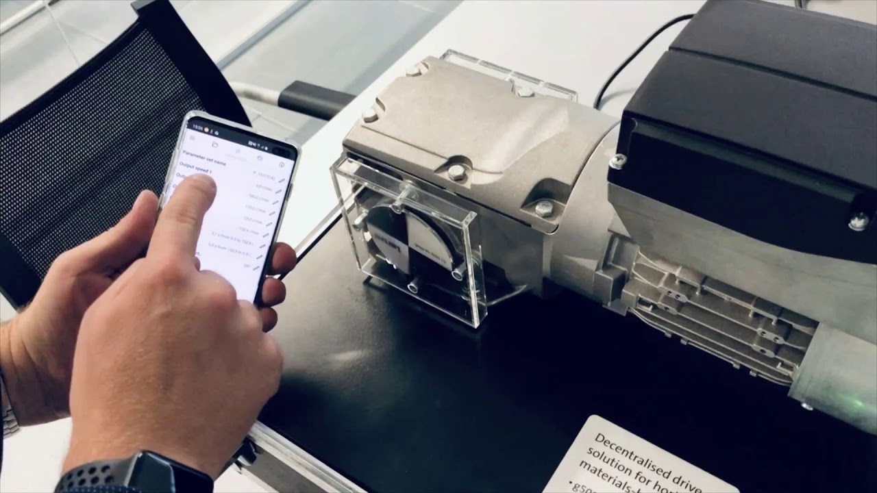 Lenze Smart motor app