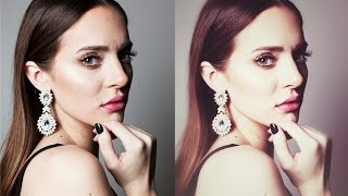 Soft Vintage Portrait Retouch in Photoshop screenshot 2