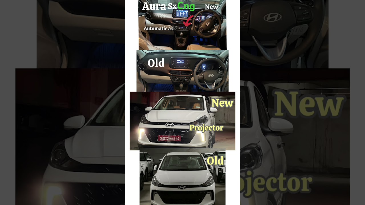 Aura sx cng 2025🔥check the difference old vs new 