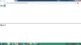 HTML part 8 horizontal and mixed frameset
